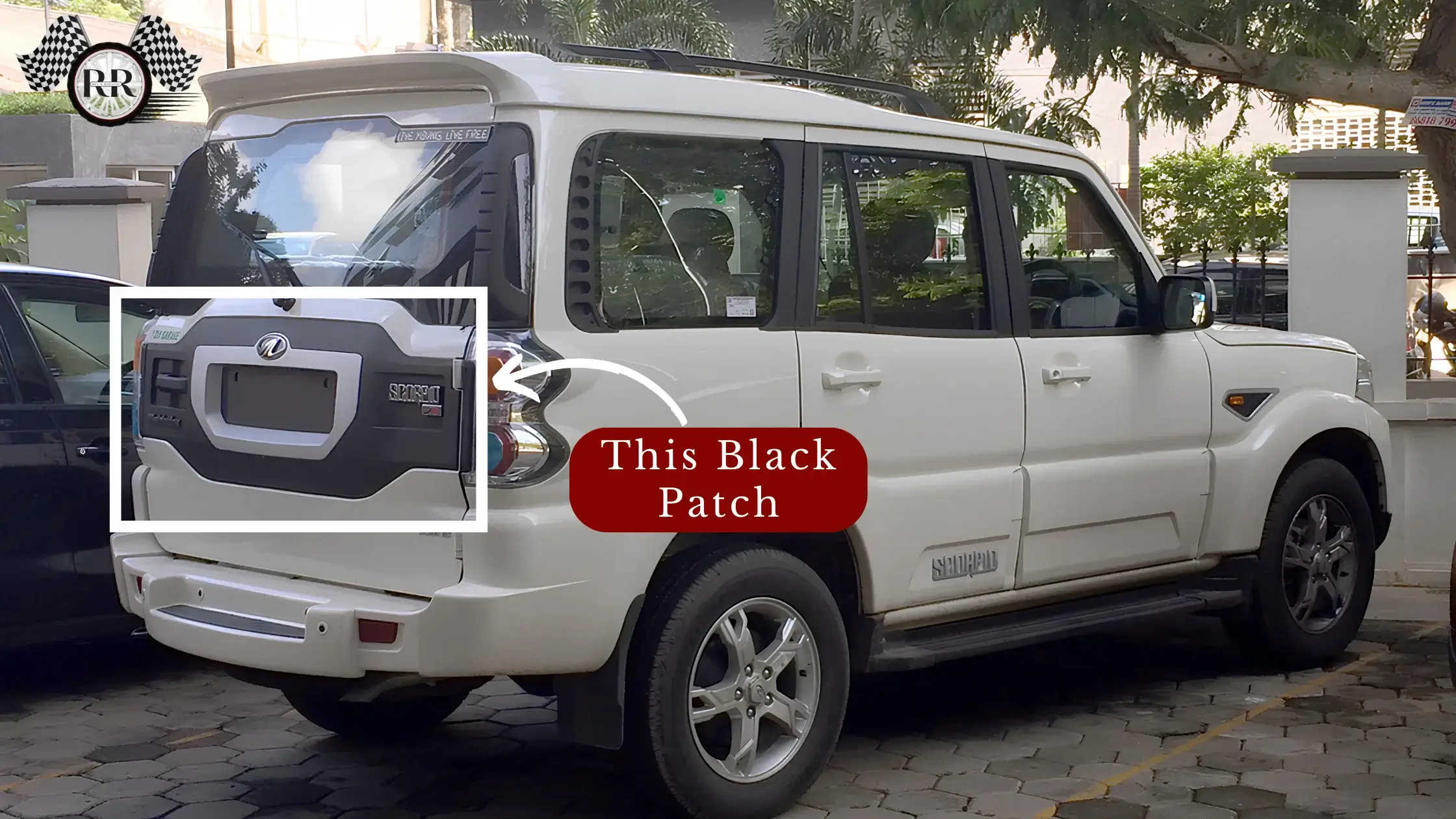 3rd generation Scorpio black patch