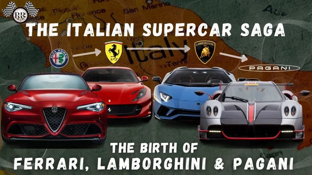 The Italian Supercar Saga_ The Birth of Ferrari, Lamborghini, and Pagani Cover